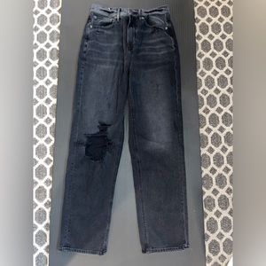 American Eagle TALL High Rise Black Jeans Size 28 Long